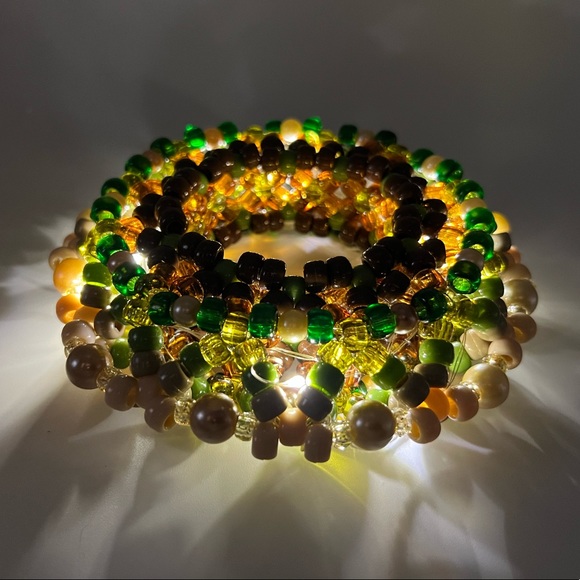 ❌SOLD❌🌱🍃Earth Element Kandi Cuff - Picture 2 of 11